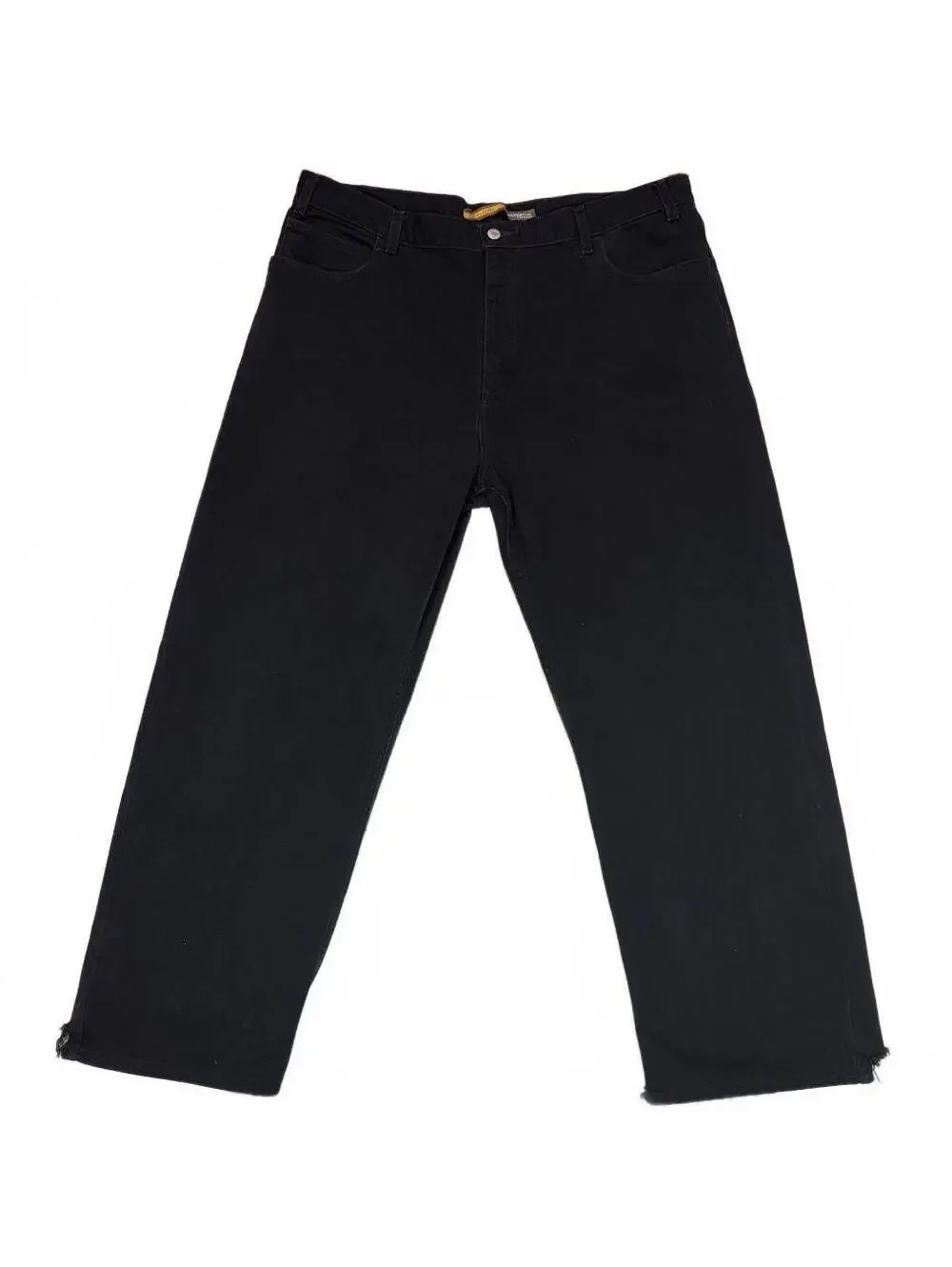 Y2K Grunge Levi's SilverTab Men's 40x30 Black Low Loose Baggy Jeans Distressed